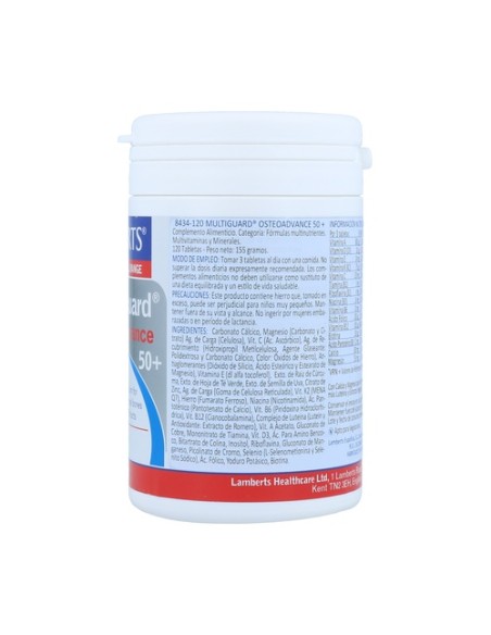 MultiGuard Osteo Advance 50+ 120 comprimidos Lamberts