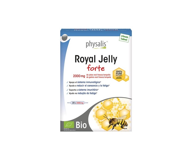 Royal jelly forte 20 ampollas de 10ml Physalis