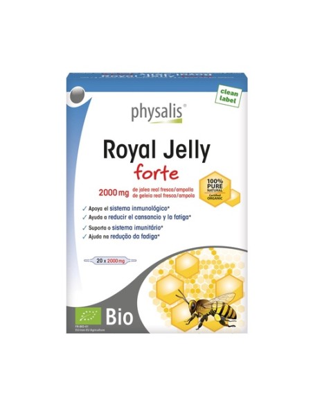 Royal jelly forte 20 ampollas de 10ml Physalis