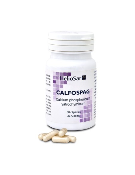 Calfospag fósforo de calcio 60 cápsulas de 500mg Heliosar