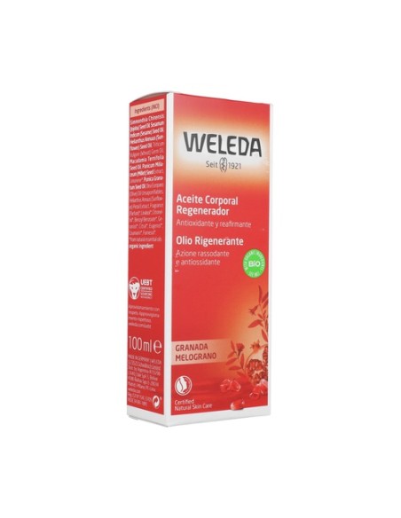 Aceite Corporal de Granada Regenerador 100 ml Weleda