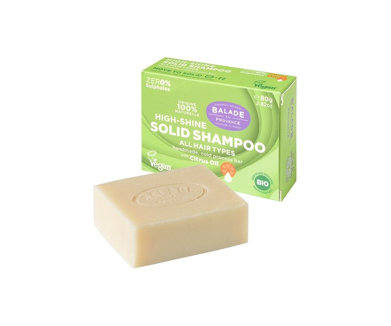 Champú Sólido Brillo para Todo Tipo de Cabello 80 g Balade en Provence