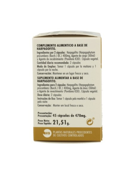 Harpagofito Phytogranulos 45 cápsulas Waydiet