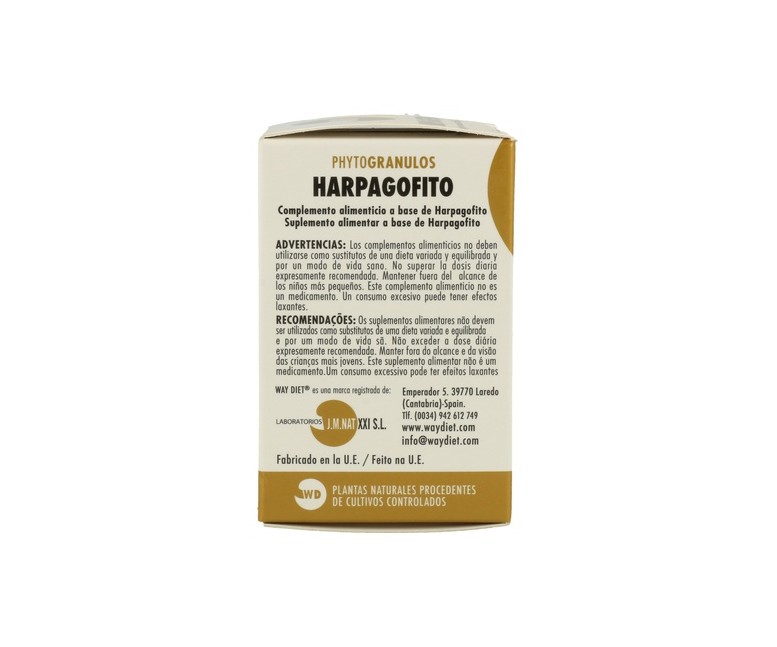 Harpagofito Phytogranulos 45 cápsulas Waydiet