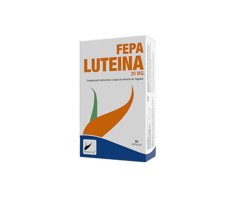 Luteína 20 mg 60 cápsulas de 496mg Fepa