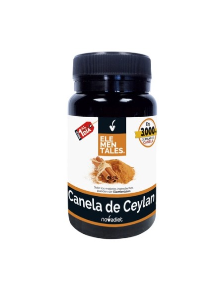Canela de Ceylan 30 cápsulas vegetales Nova Diet