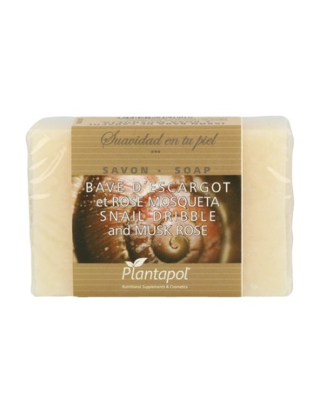 Jabón natural baba de caracol y rosa mosqueta 100 g (Rosa de mosqueta) Plantapol
