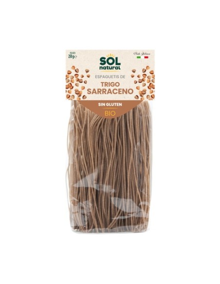 Espagueti de trigo sarraceno sin gluten Bio 250 g Sol Natural