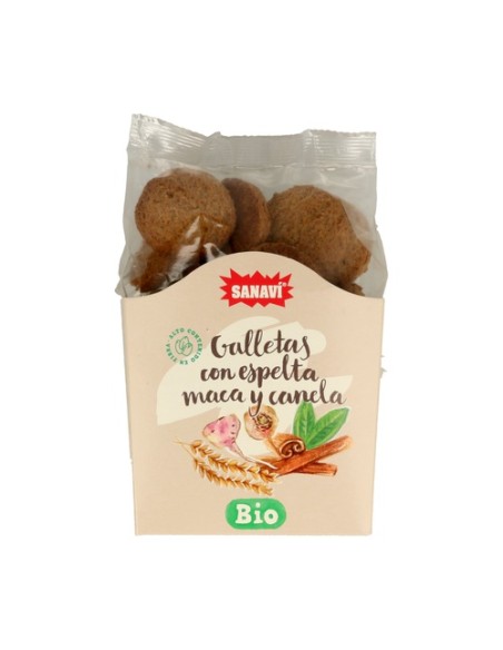 Galletas de Espelta con Maca y Canela 200 g Sanavi