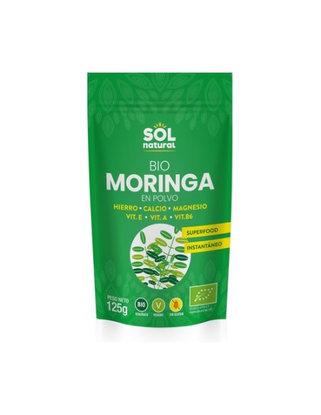 Moringa en polvo Bio 125 g de polvo Sol Natural