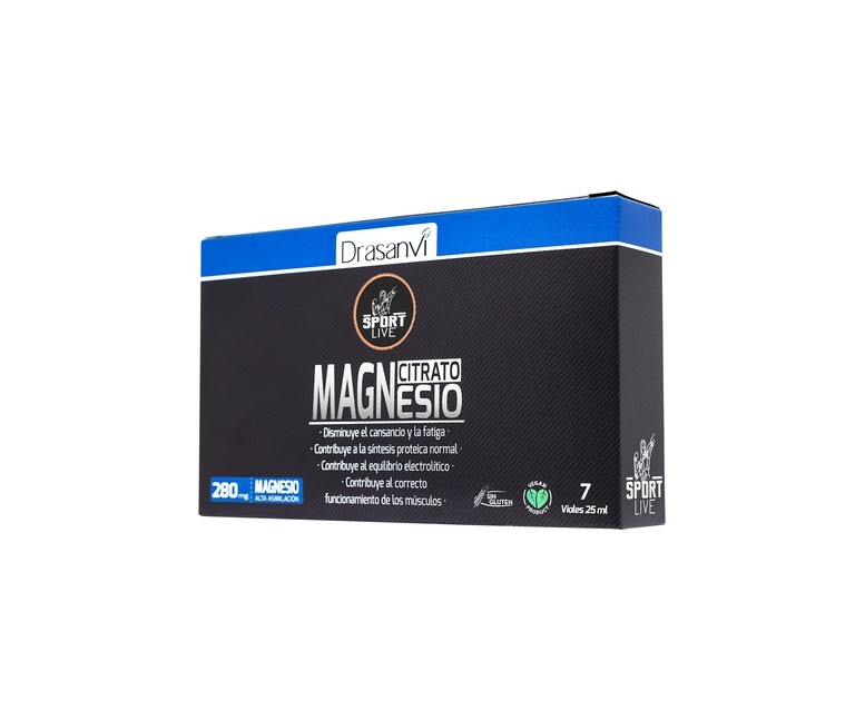 Magnesio en viales sport live 7 viales de 25ml Drasanvi