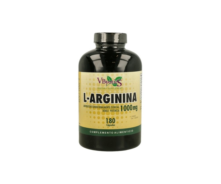 L-Arginina 180 cápsulas Vbyotics