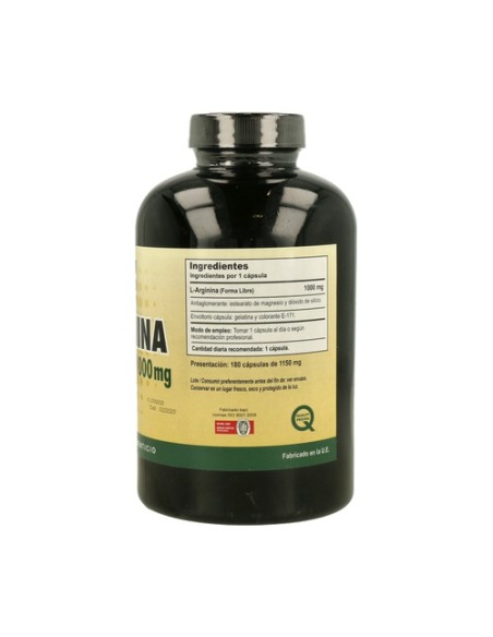 L-Arginina 180 cápsulas Vbyotics