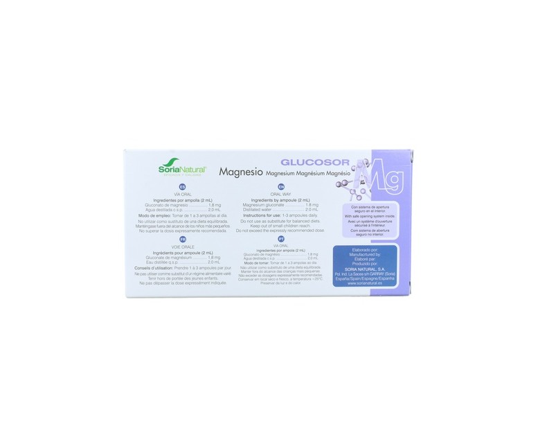 Glucosor Magnesio 28 viales Soria Natural