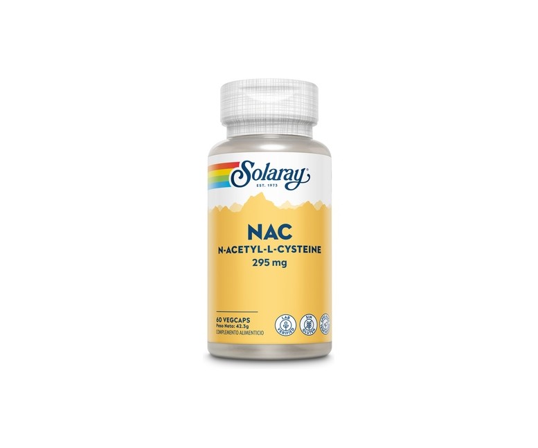 NAC 60 cápsulas de 295mg Solaray