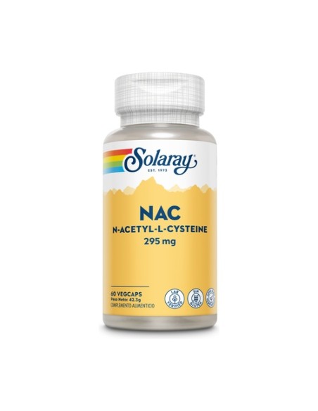 NAC 60 cápsulas de 295mg Solaray