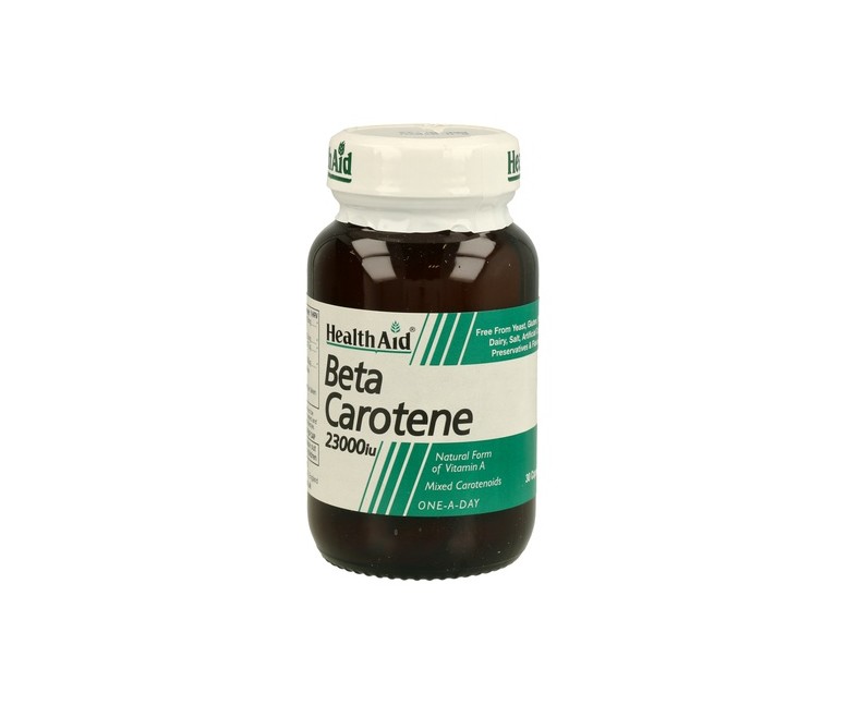 Beta Caroteno 23.000Ui 30 cápsulas Health aid