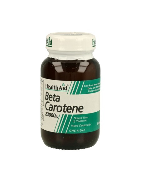 Beta Caroteno 23.000Ui 30 cápsulas Health aid