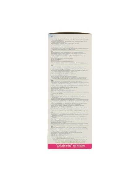 Protegeslip Maxi Plus 2 en 1 24 unidades Masmi Natural Cotton