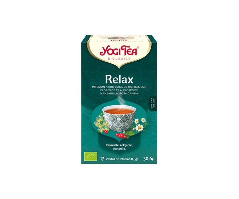 Infusión ayurvédica Relax 17 bolsitas infusoras de 1.8g Yogi Tea