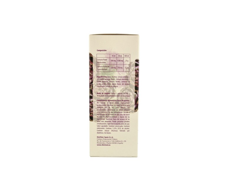 Alcachofa y Cardo Mariano Plus 500 ml (500mg) Naturmil
