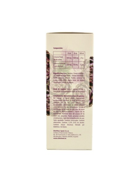 Alcachofa y Cardo Mariano Plus 500 ml (500mg) Naturmil