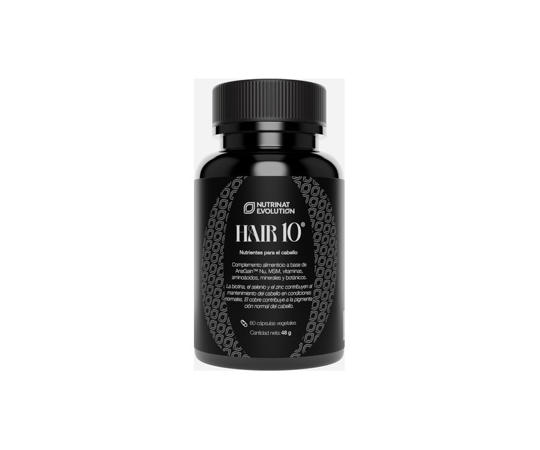 Hair 10 salud capilar 60 cápsulas vegetales Nutrinat Evolution