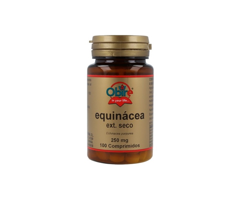 Equinácea extracto seco 250mg 100 comprimidos de 250mg Obire