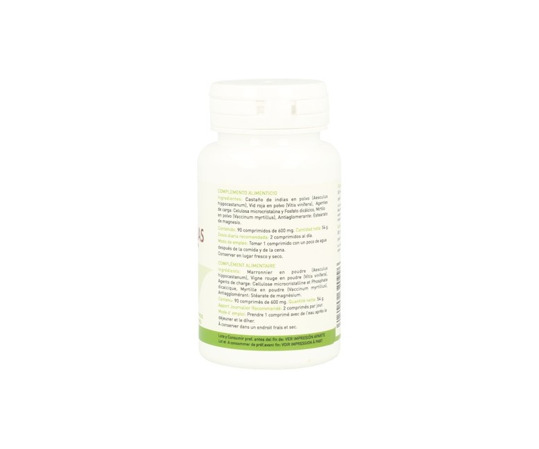 Castaño De Indias + Vid Roja + Mirtilo 90 comprimidos Plantapol