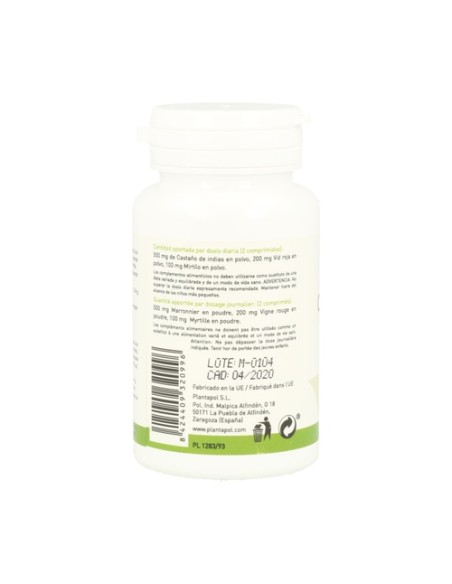 Castaño De Indias + Vid Roja + Mirtilo 90 comprimidos Plantapol