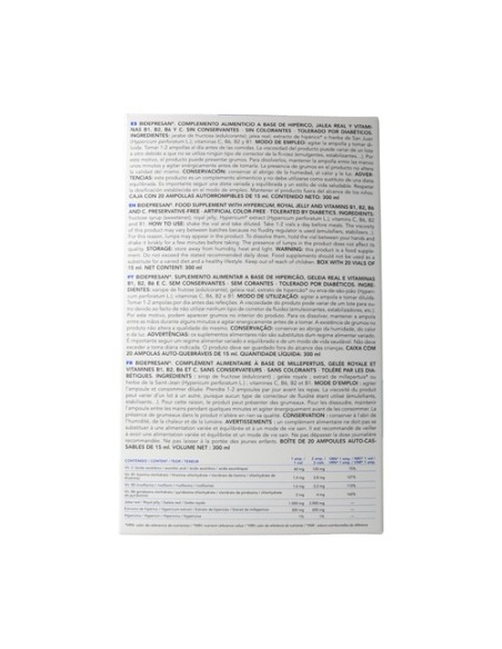 Bidepresan 20 ampollas de 15ml Intersa