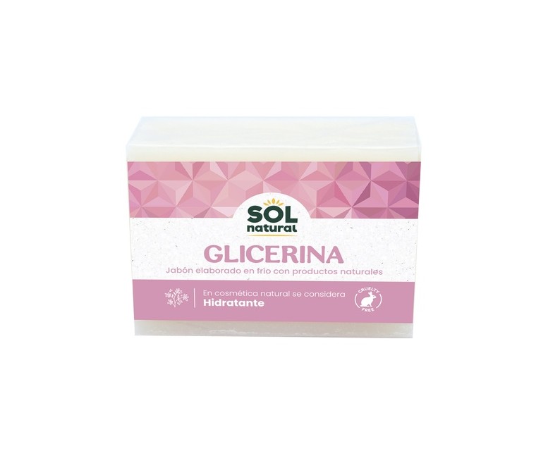 Jabón natural de glicerina 1 unidad Sol Natural