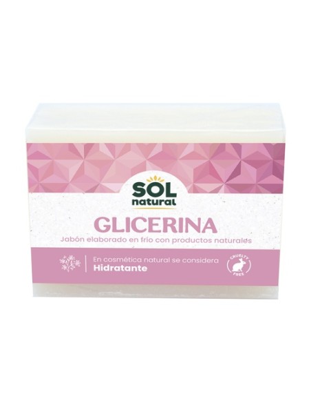Jabón natural de glicerina 1 unidad Sol Natural
