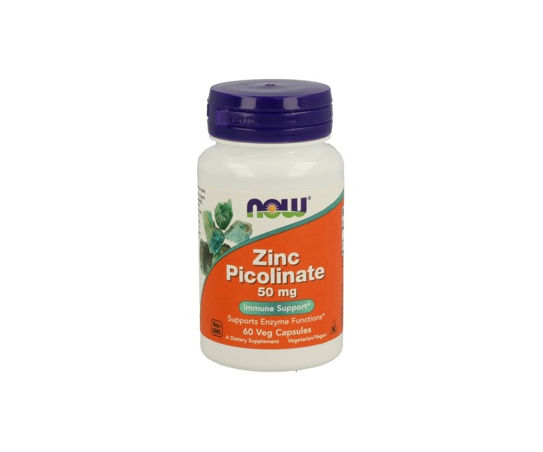 Picolinato de zinc 50 mg 60 cápsulas NOW Foods