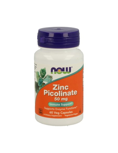 Picolinato de zinc 50 mg 60 cápsulas NOW Foods