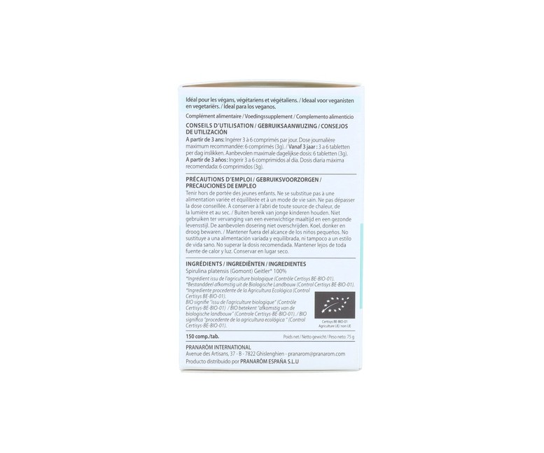 Espirulina 150 comprimidos Pranarom