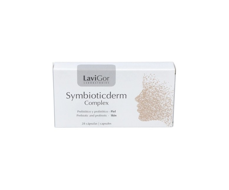 Symbioticderm complex probióticos y prebióticos 28 cápsulas Lavigor