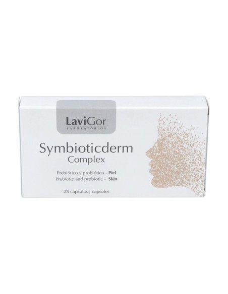 Symbioticderm complex probióticos y prebióticos 28 cápsulas Lavigor