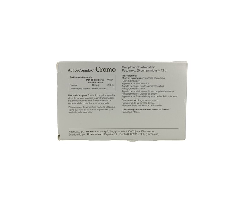 Activecomplex Cromo 60 comprimidos Pharma Nord