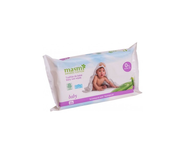 Toallitas Humedas Bebé 1 unidad Masmi Natural Cotton