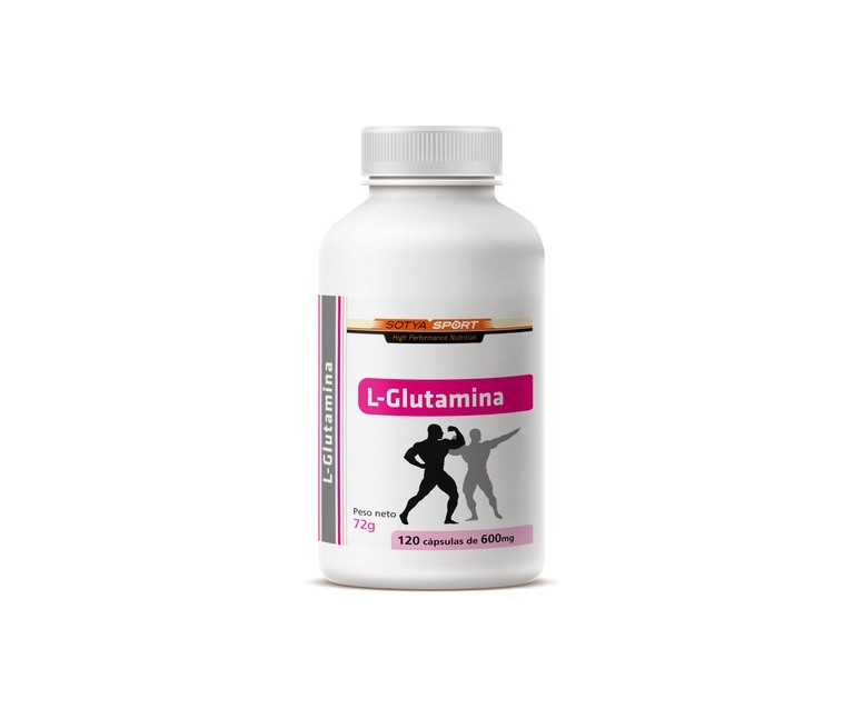 L-Glutamina 120 cápsulas de 600mg Sotya