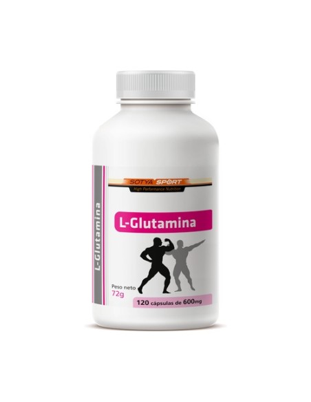 L-Glutamina 120 cápsulas de 600mg Sotya