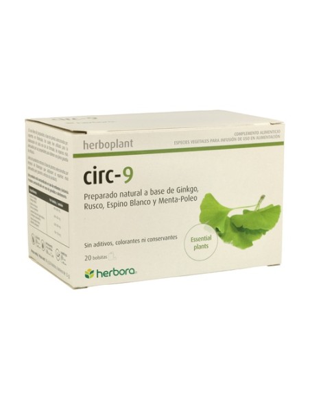 Infusión Herboplant Circ 9 20 bolsitas infusoras Herbora