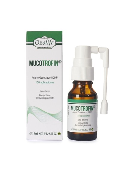 Mucotrofin Aceite Ozonizado 800IP 15 ml de 15mg Ozolife