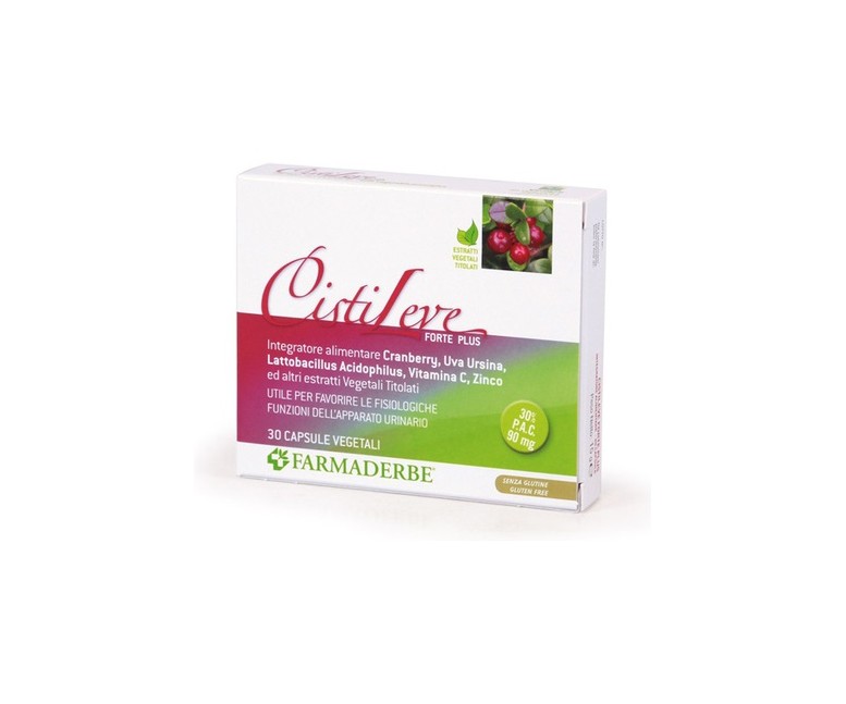 Cistileve Forte Plus 30 cápsulas Farmaderbe