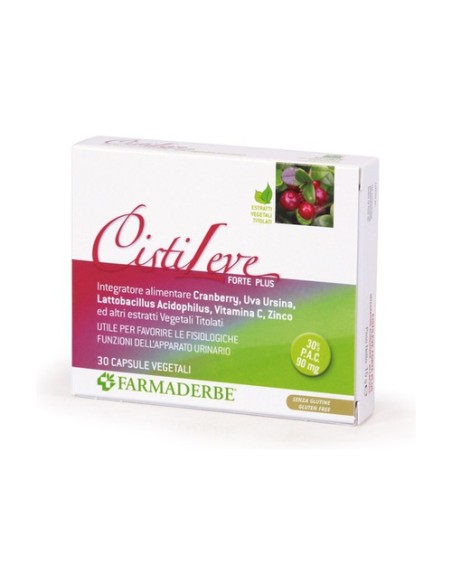 Cistileve Forte Plus 30 cápsulas Farmaderbe