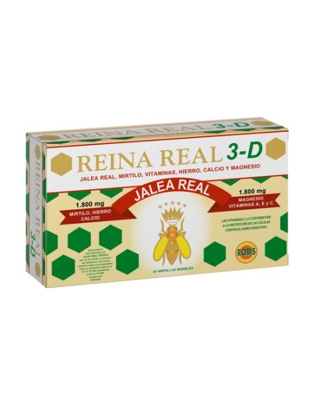 Reina Real 3-D 20 ampollas de 10ml Robis