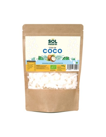 Chips de coco deshidratado Sri Lanka grande Bio 150 g (Coco) Sol Natural