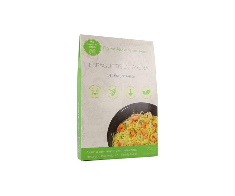 Espaguetis de avena de konjac 200 g The Konjac Shop