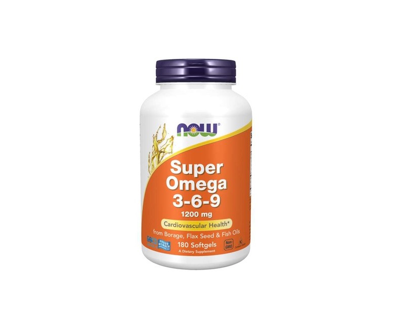 Super Omega 3-6-9 1200 mg 180 perlas NOW Foods